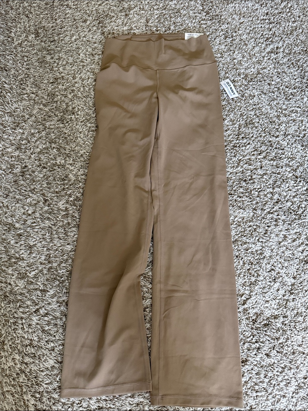 Old Navy Straight High-Rise Pants - Taupe